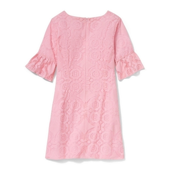 JANIE & Jack | Women's Pink Lace Dress - Picture 2 of 3